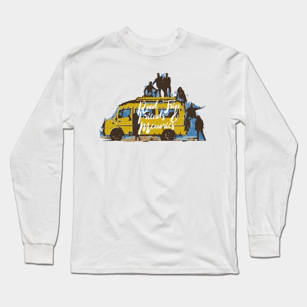 Road Trip, Friends & Memories Long Sleeve T-Shirt by Heartfeltarts